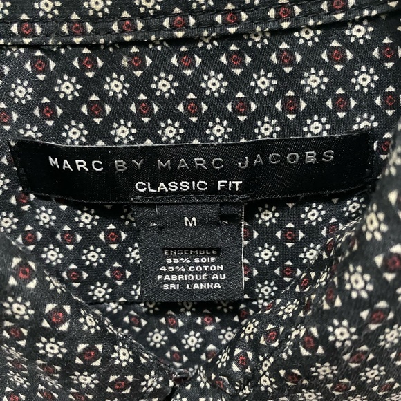 Marc by Marc Jacobs Classic Fit Printed Oxford - Picture 3 of 4